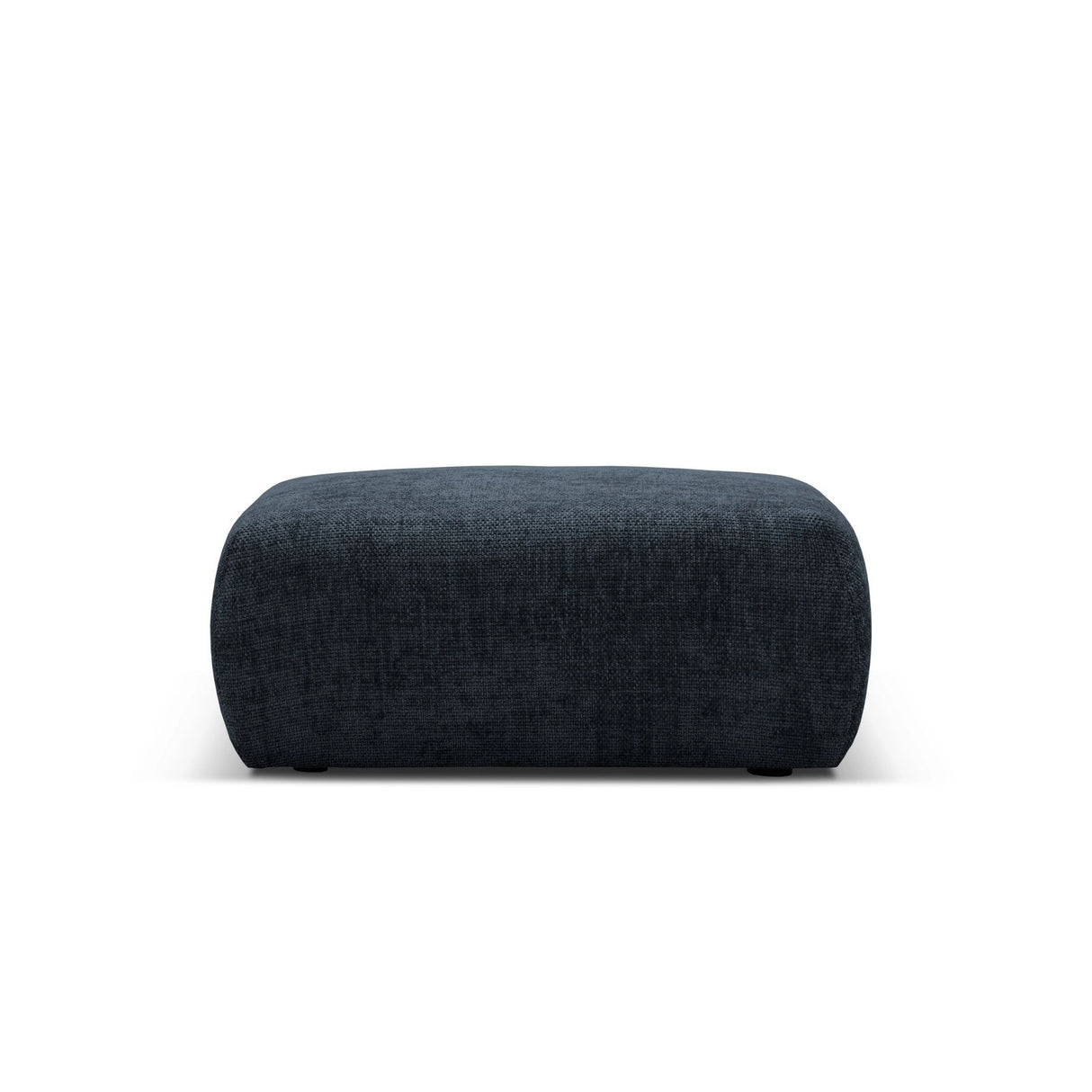 Matera Pouf aus Chenille in Königsblau (Haga 86), 86x68x40 cm von Cosmopolitan Design – Bild 3