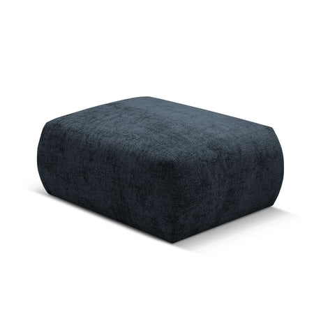 Matera Pouf aus Chenille in Königsblau (Haga 86), 86x68x40 cm von Cosmopolitan Design – Bild 4