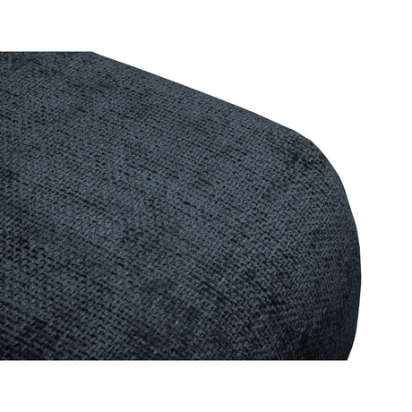 Matera Pouf aus Chenille in Königsblau (Haga 86), 86x68x40 cm von Cosmopolitan Design – Bild 5