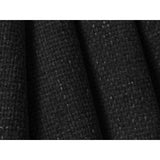 Matera Pouf aus Chenille in Schwarz (Haga 19), 100x80x36 cm von Cosmopolitan Design – Bild 4