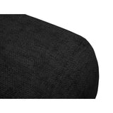 Matera Pouf aus Chenille in Schwarz (Haga 19), 86x68x40 cm von Cosmopolitan Design – Bild 5