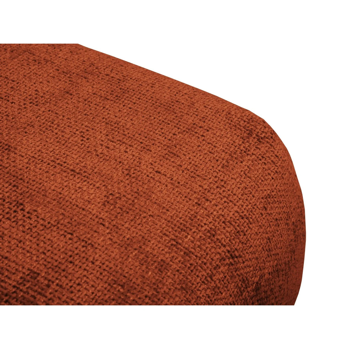 Matera Pouf aus Chenille in Terrakotta (Haga 44), 86x68x40 cm von Cosmopolitan Design – Bild 5