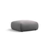 Matera Pouf aus Samt in Grau (Salvador 17), 86x68x40 cm von Cosmopolitan Design – Bild 1