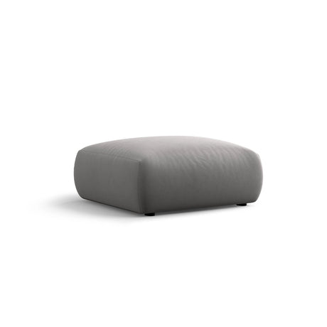 Matera Pouf aus Samt in Grau (Salvador 17), 86x68x40 cm von Cosmopolitan Design – Bild 1