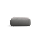 Matera Pouf aus Samt in Grau (Salvador 17), 86x68x40 cm von Cosmopolitan Design – Bild 4