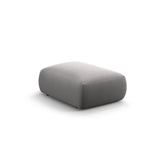 Matera Pouf aus Samt in Grau (Salvador 17), 86x68x40 cm von Cosmopolitan Design – Bild 5