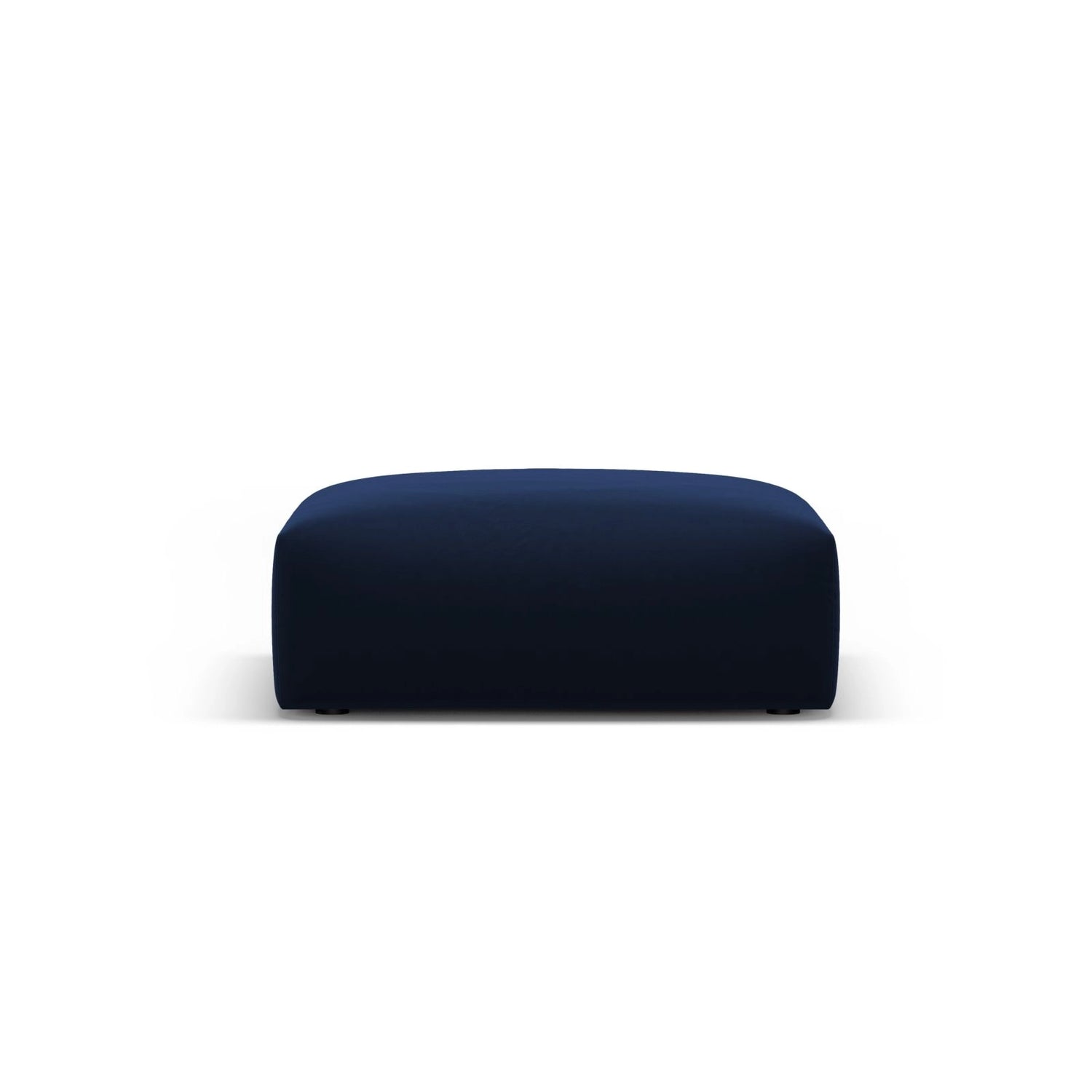 Matera Pouf aus Samt in Königsblau (Salvador 5), 100x80x36 cm von Cosmopolitan Design – Bild 3