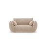 Matera Sessel aus Chenille in Beige (Haga 30), 128x110x85 cm von Cosmopolitan Design – Bild 1
