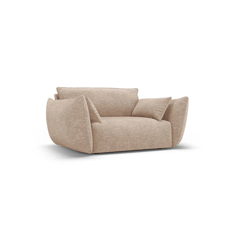 Matera Sessel aus Chenille in Beige (Haga 30), 128x110x85 cm von Cosmopolitan Design – Bild 3