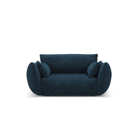 Matera Sessel aus Chenille in Königsblau (Haga 86), 128x110x85 cm von Cosmopolitan Design – Bild 1