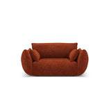 Matera Sessel aus Chenille in Terrakotta (Haga 44), 128x110x85 cm von Cosmopolitan Design – Bild 1
