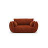 Matera Sessel aus Chenille in Terrakotta (Haga 44), 128x110x85 cm von Cosmopolitan Design – Bild 1