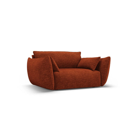 Matera Sessel aus Chenille in Terrakotta (Haga 44), 128x110x85 cm von Cosmopolitan Design – Bild 3