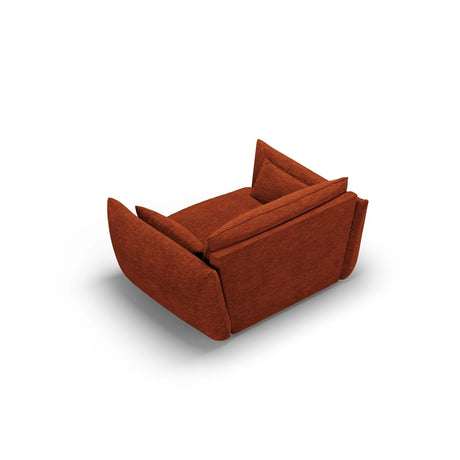 Matera Sessel aus Chenille in Terrakotta (Haga 44), 128x110x85 cm von Cosmopolitan Design – Bild 4