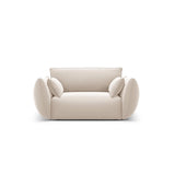 Matera Sessel aus Samt in Beige (Salvador 1), 128x110x85 cm von Cosmopolitan Design – Bild 1