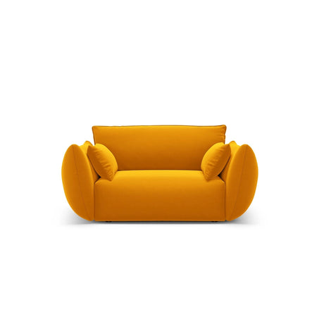 Matera Sessel aus Samt in Gelb (Salvador 10), 128x110x85 cm von Cosmopolitan Design – Bild 1