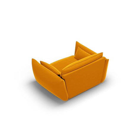 Matera Sessel aus Samt in Gelb (Salvador 10), 128x110x85 cm von Cosmopolitan Design – Bild 4
