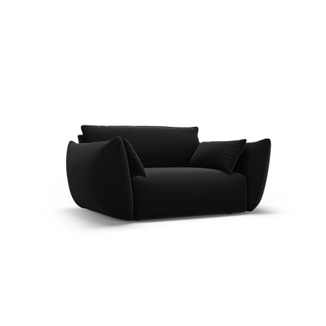 Matera Sessel aus Samt in Schwarz (Salvador 19), 128x110x85 cm von Cosmopolitan Design – Bild 3