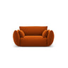 Matera Sessel aus Samt in Terrakotta (Salvador 14), 128x110x85 cm von Cosmopolitan Design – Bild 1