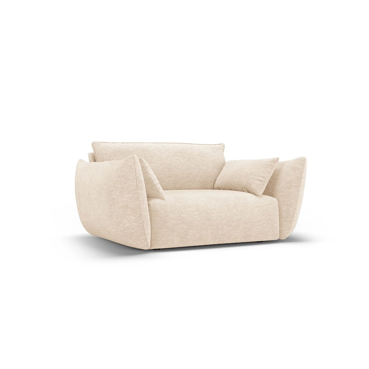 Matera Sessel aus Samt oder Chenille, 128x110x85 cm von Cosmopolitan Design – Bild 3