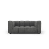 Moritz 2-Sitzer Sofa aus Chenille in Dunkelgrau (Rebel 3), 166x96 cm von Cosmopolitan Design – Bild 1