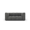 Moritz 2-Sitzer Sofa aus Chenille in Dunkelgrau (Rebel 3), 166x96 cm von Cosmopolitan Design – Bild 1