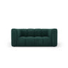 Moritz 2-Sitzer Sofa aus Chenille in Flaschengrün (Rebel 16), 166x96 cm von Cosmopolitan Design – Bild 1