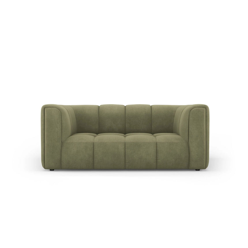 Moritz 2-Sitzer Sofa aus Chenille in Hellgrün (Rebel 18), 166x96 cm von Cosmopolitan Design – Bild 1