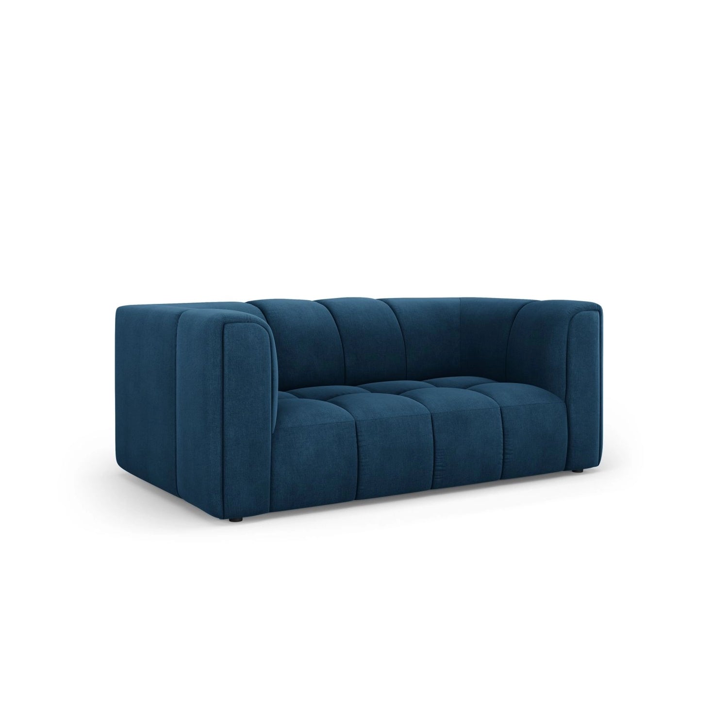 Moritz 2-Sitzer Sofa aus Chenille in Königsblau (Rebel 12), 166x96 cm von Cosmopolitan Design – Bild 2