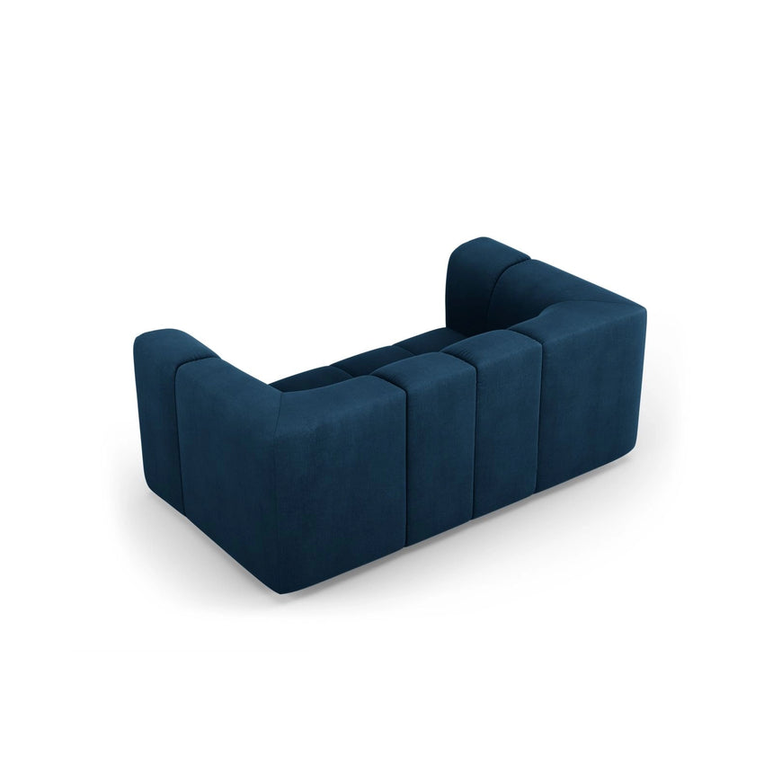 Moritz 2-Sitzer Sofa aus Chenille in Königsblau (Rebel 12), 166x96 cm von Cosmopolitan Design – Bild 3