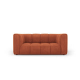 Moritz 2-Sitzer Sofa aus Chenille in Orange (Rebel 20), 166x96 cm von Cosmopolitan Design – Bild 1