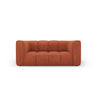 Moritz 2-Sitzer Sofa aus Chenille in Orange (Rebel 20), 166x96 cm von Cosmopolitan Design – Bild 1