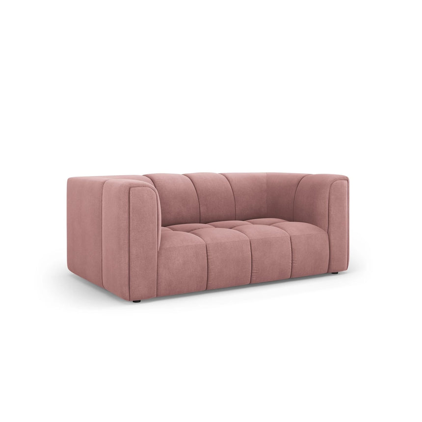 Moritz 2-Sitzer Sofa aus Chenille in Rosa (Rebel 7), 166x96 cm von Cosmopolitan Design – Bild 2