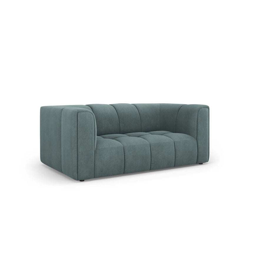 Moritz 2-Sitzer Sofa aus Chenille in Seegrün (Rebel 13), 166x96 cm von Cosmopolitan Design – Bild 2