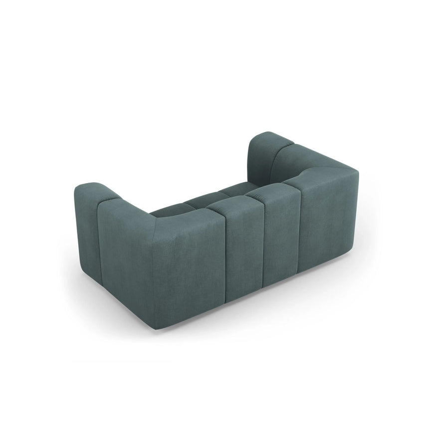 Moritz 2-Sitzer Sofa aus Chenille in Seegrün (Rebel 13), 166x96 cm von Cosmopolitan Design – Bild 3