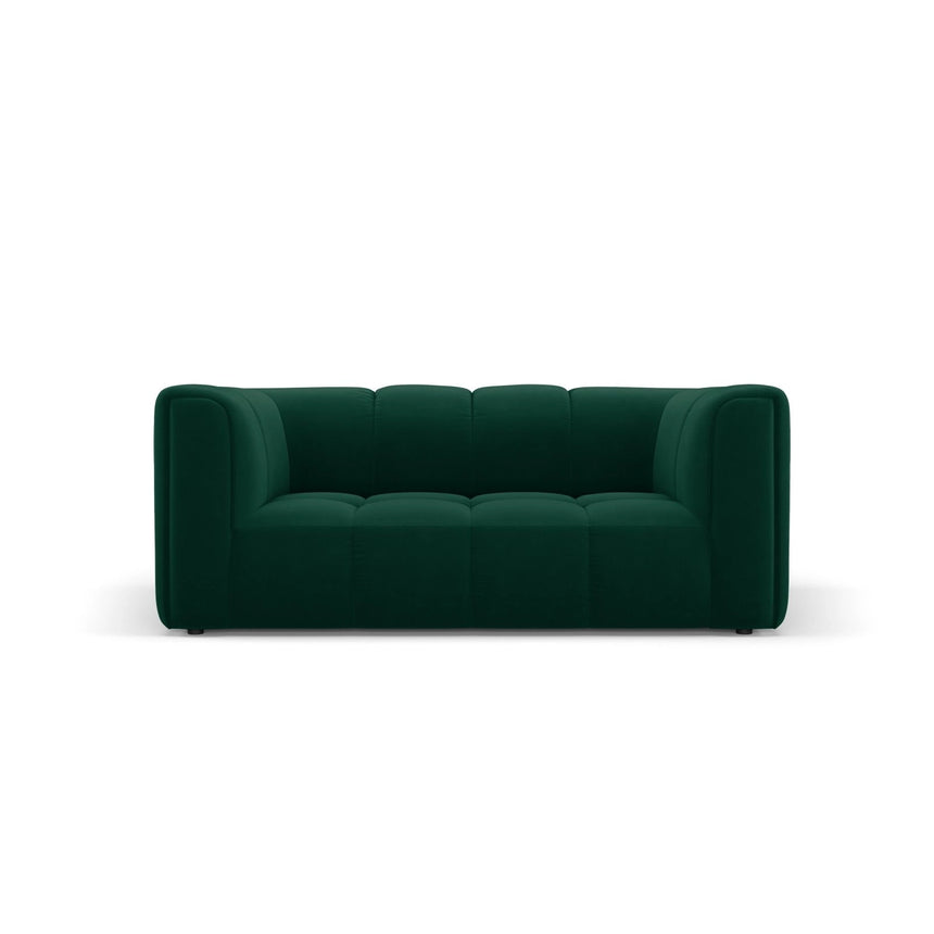 Moritz 2-Sitzer Sofa aus Samt in Flaschengrün (Bluvel 78), 166x96 cm von Cosmopolitan Design – Bild 1