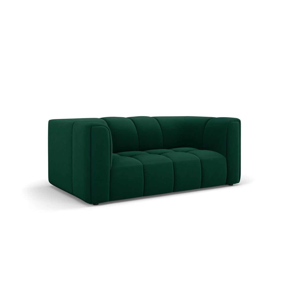 Moritz 2-Sitzer Sofa aus Samt in Flaschengrün (Bluvel 78), 166x96 cm von Cosmopolitan Design – Bild 2