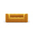 Moritz 2-Sitzer Sofa aus Samt in Gelb (Bluvel 68), 166x96 cm von Cosmopolitan Design – Bild 1