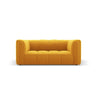 Moritz 2-Sitzer Sofa aus Samt in Gelb (Bluvel 68), 166x96 cm von Cosmopolitan Design – Bild 1