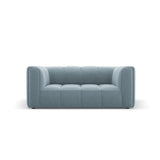 Moritz 2-Sitzer Sofa aus Samt in Hellblau (Bluvel 06), 166x96 cm von Cosmopolitan Design – Bild 1