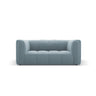 Moritz 2-Sitzer Sofa aus Samt in Hellblau (Bluvel 06), 166x96 cm von Cosmopolitan Design – Bild 1