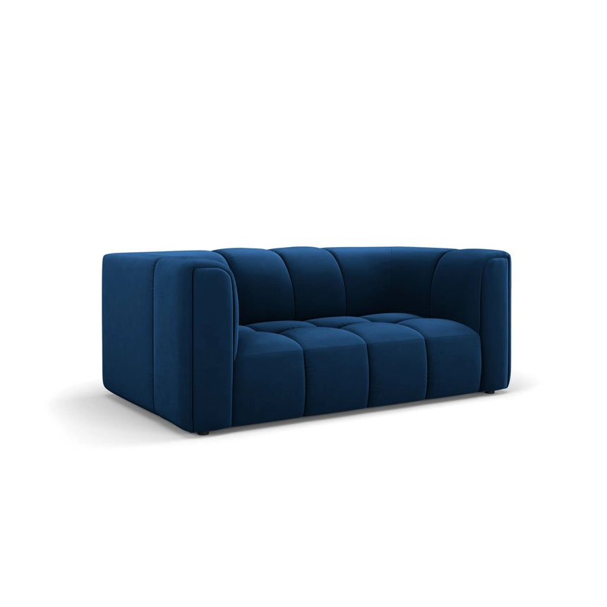 Moritz 2-Sitzer Sofa aus Samt in Königsblau (Bluvel 86), 166x96 cm von Cosmopolitan Design – Bild 2