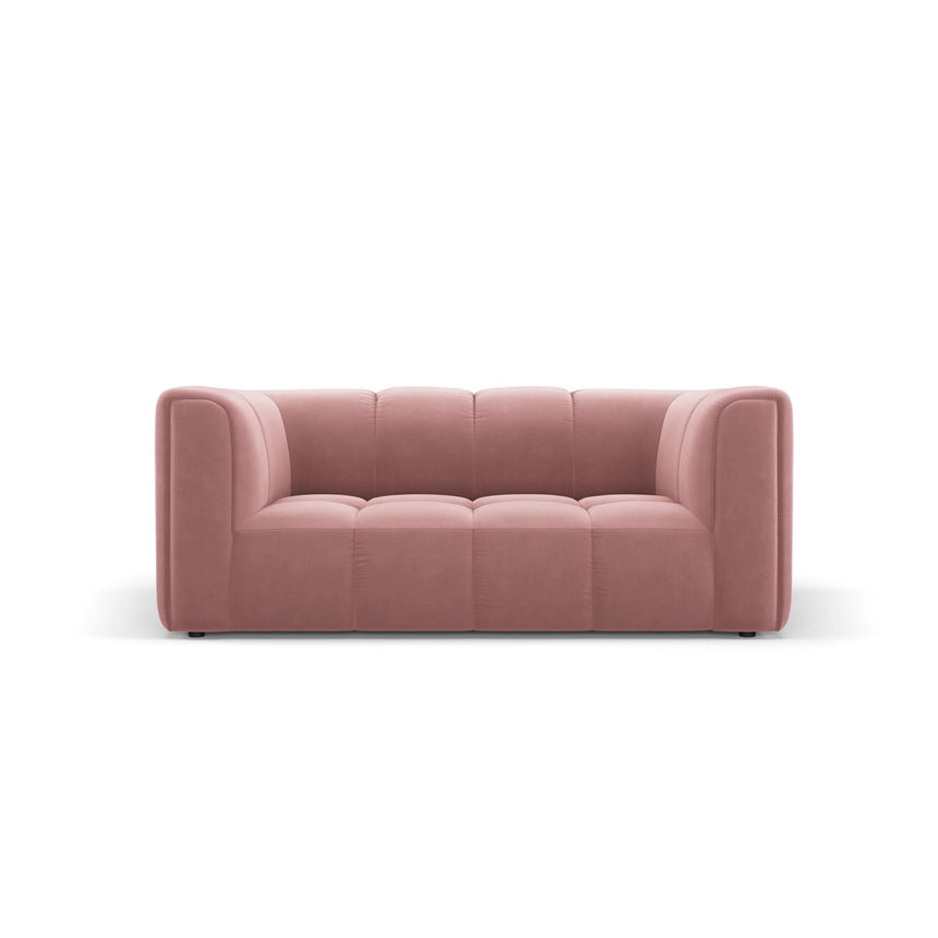 Moritz 2-Sitzer Sofa aus Samt in Rosa (Bluvel 52), 166x96 cm von Cosmopolitan Design – Bild 1