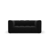 Moritz 2-Sitzer Sofa aus Samt in Schwarz (Bluvel 19), 166x96 cm von Cosmopolitan Design – Bild 1
