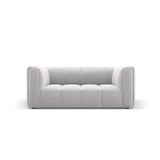 Moritz 2-Sitzer Sofa aus Samt in Silber (Bluvel 03), 166x96 cm von Cosmopolitan Design – Bild 1