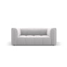Moritz 2-Sitzer Sofa aus Samt in Silber (Bluvel 03), 166x96 cm von Cosmopolitan Design – Bild 1