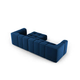 Moritz 3-Sitzer Ecksofa, Rechte Seite, aus Samt in Königsblau (Bluvel 86), 256x160x70 cm von Cosmopolitan Design – Bild 3