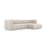 Moritz 3-Sitzer Ecksofa, Rechte Seite, aus Samt oder Chenille, 256x160x70 cm von Cosmopolitan Design – Bild 2