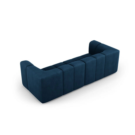 Moritz 3-Sitzer Sofa aus Chenille in Königsblau (Rebel 12), 226x96x70 cm von Cosmopolitan Design – Bild 3