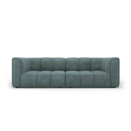 Moritz 3-Sitzer Sofa aus Chenille in Seegrün (Rebel 13), 226x96x70 cm von Cosmopolitan Design – Bild 1